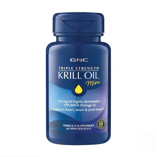 Triple Strength Krill Oil Mini, 60 capsule, GNC
