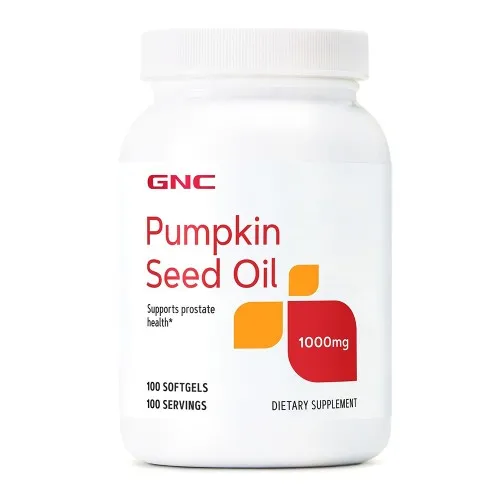 Ulei din Seminte de Dovleac 1000mg, 100 capsule, GNC