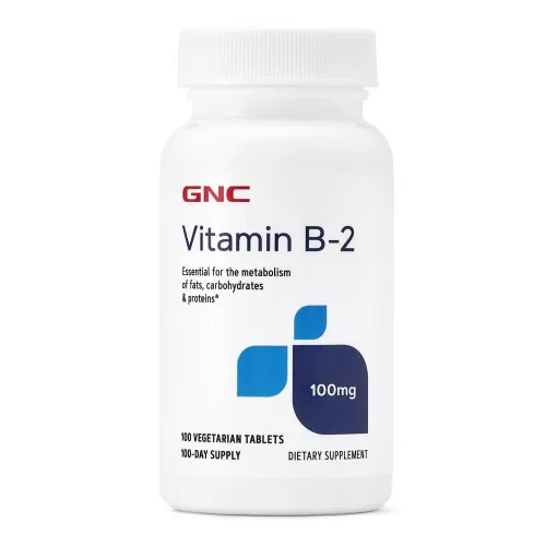 Vitamina B 2 100 mg, 100 tablete, GNC