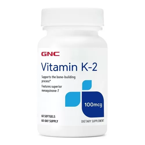 Vitamina K2 100mcg, 60 capsule, GNC