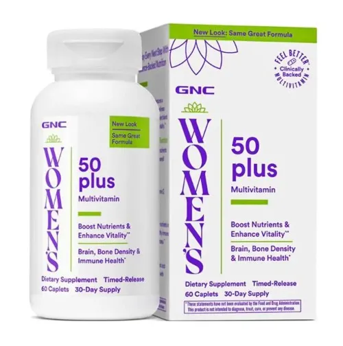 Multivitamine Si Minerale Pentru Femei, Women's 50 Plus, 60 tablete, GNC