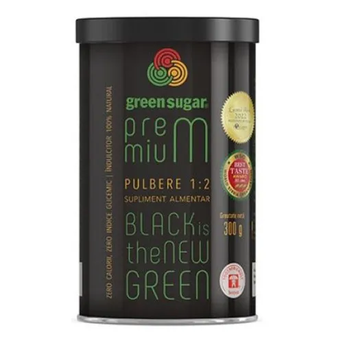Green Sugar Premium 1:2, 300 grame, Lab. Remedia