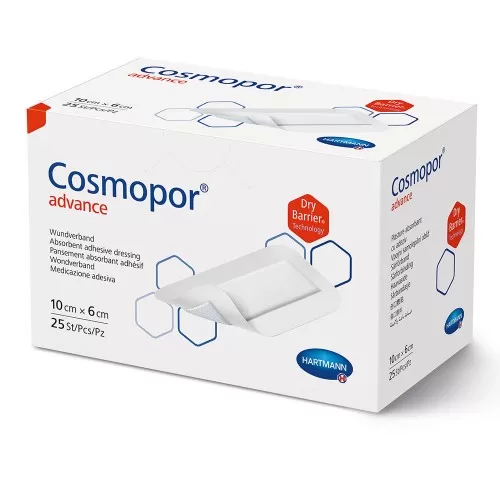 Hartmann Cosmopor Advance 10/6cm x 25 plasturi