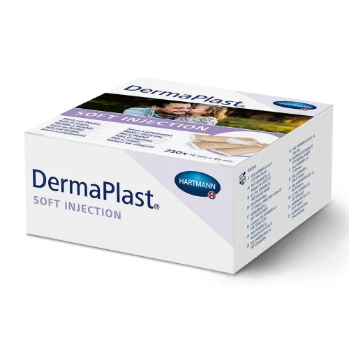 Plasturi post injectie stripuri DermaPlast Soft, 1,6x4 cm, 250 bucati, Hartmann