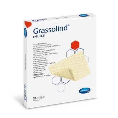 Comprese sterile, 10 x 10cm, 10 bucati, Grassolind