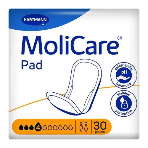Tampoane pentru incontinenta usoara MoliCare Pad, 4 picaturi, 30 bucati, Hartmann