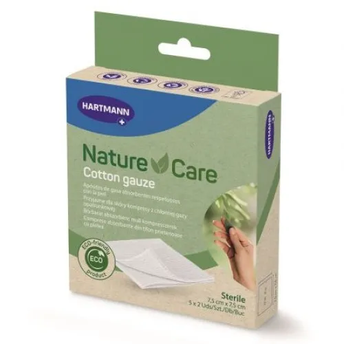 Hartmann Nature Care Comprese Sterile din Tifon 7.5cm x 7.5cm -buc x 5