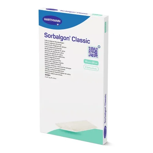 Pansament din alginat de calciu Sorbalgon 10cm x 20cm, 5 bucati, Hartmann