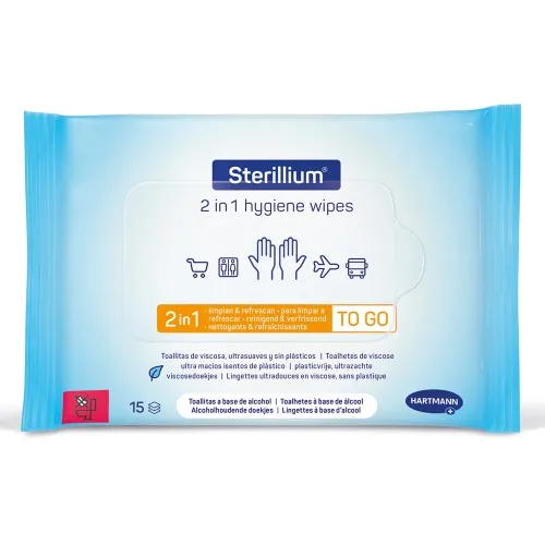 Servetele Igienice Umede Sterillium 2 in 1, 15 servetele, Hartmann