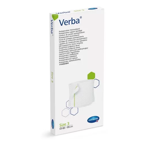 Bandaj elastic abdominal postoperator, Gr 3, 85 - 95cm, Verba