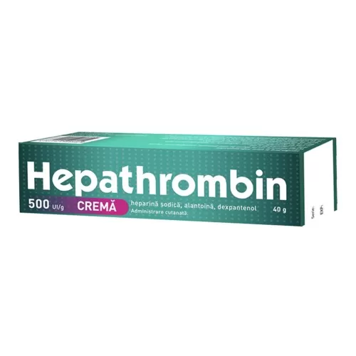 Hepathrombin crema, 500UI/g, 40 g, Hemofarm