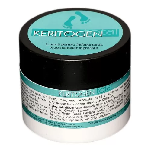 Crema pentru ingrijirea tegumentelor ingrosate, 50 g, Keritogen