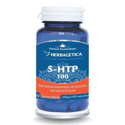 5 HTP 100 Zen Forte, 60 capsule, Herbagetica