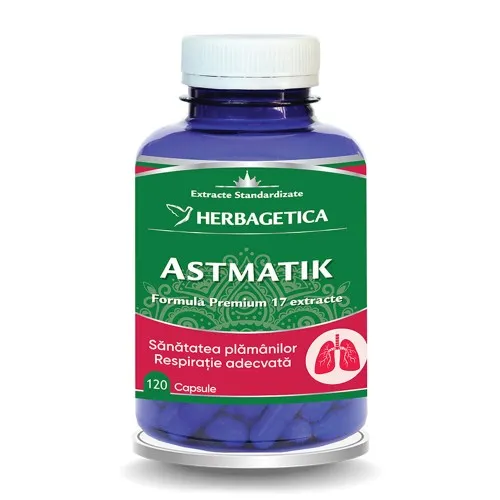 Astmatik, 120 capsule, Herbagetica