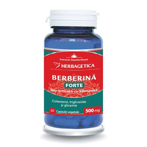 Berberina Forte, 30 capsule, Herbagetica