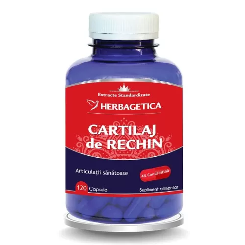Cartilaj de Rechin, 120 capsule, Herbagetica