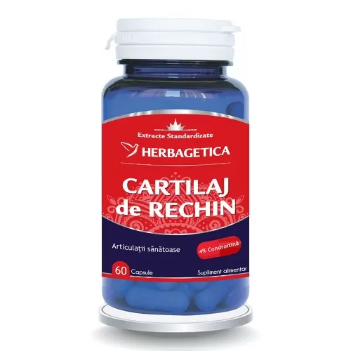 Cartilaj de Rechin, 60 capsule, Herbagetica