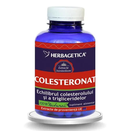 Colesteronat, 120 capsule, Herbagetica
