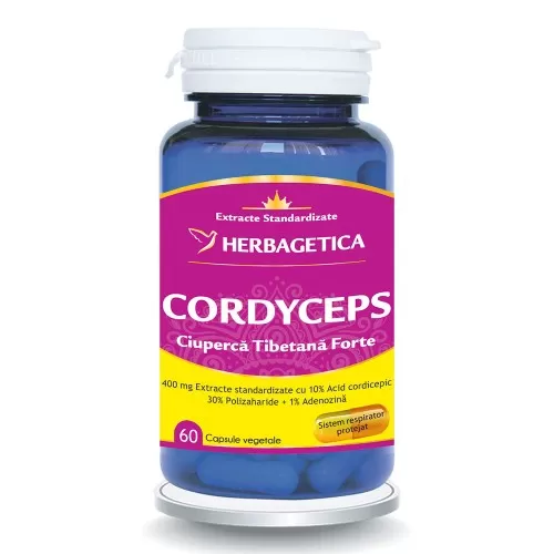 Cordyceps 10/30/1, 60 capsule, Herbagetica