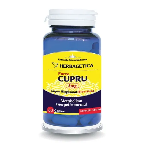 Cupru Forte, 60 capsule, Herbagetica