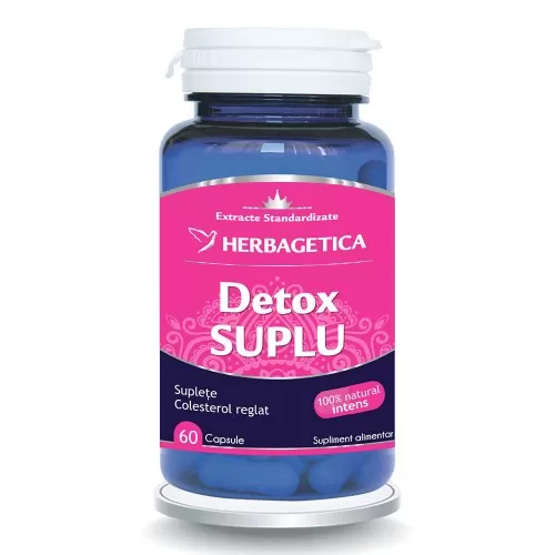 Detox Suplu, 60 capsule, Herbagetica