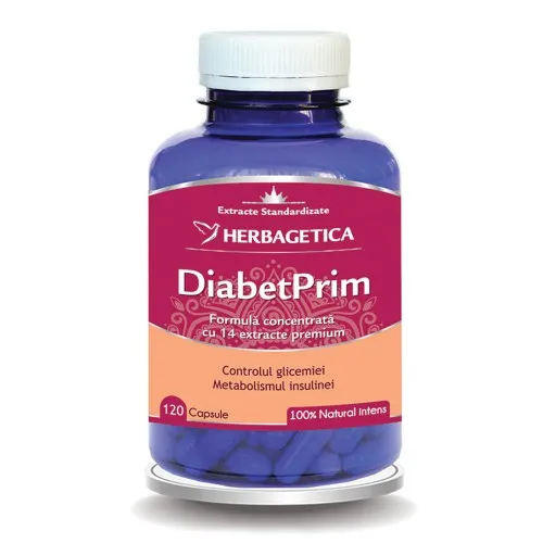 DiabetPrim, 120 capsule, Herbagetica