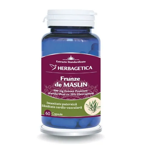 Frunze de Maslin, 60 capsule, Herbagetica