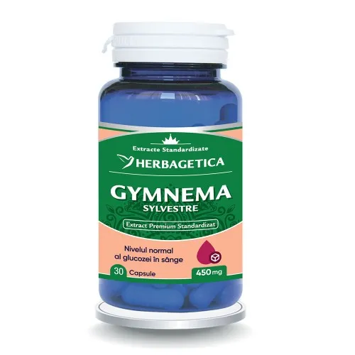 Gymnema Sylvestre, 30 capsule, Herbagetica