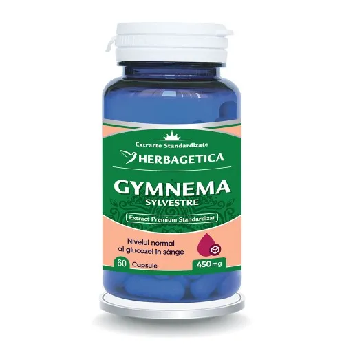 Gymnema Sylvestre, 60 capsule, Herbagetica