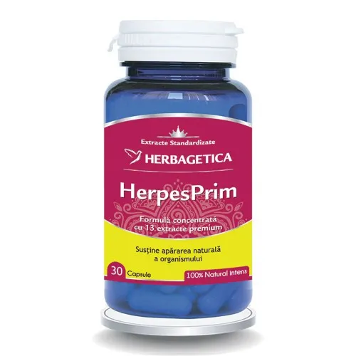 HerpesPrim, 30 capsule, Herbagetica