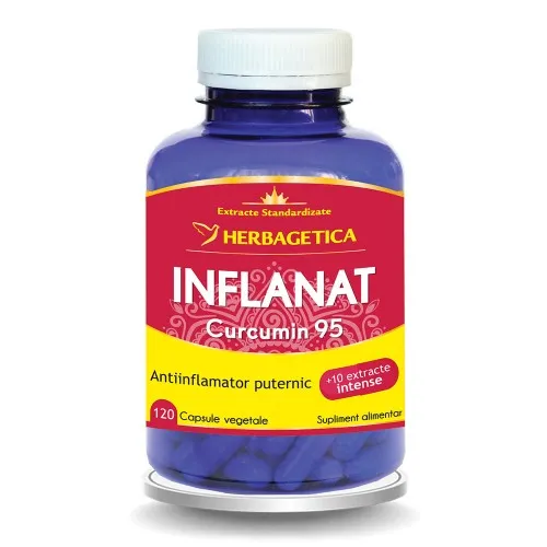 Inflanat Curcumin 95, 120 capsule, Herbagetica
