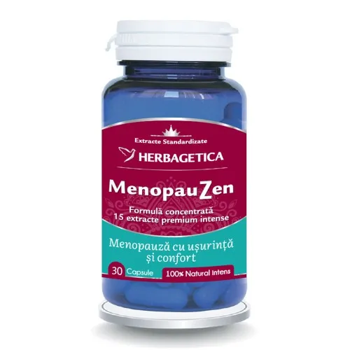 MenopauZen, 30 capsule, Herbagetica