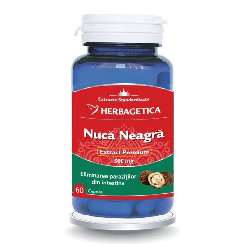Nuca Neagra, 60 capsule, Herbagetica