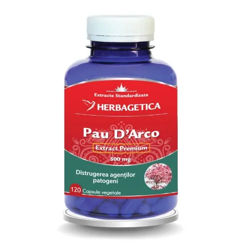 Pau D'Arco, 120 capsule, Herbagetica