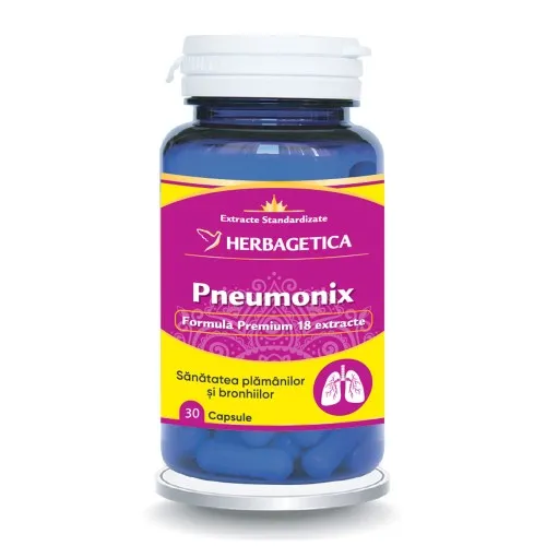 Pneumonix, 30 capsule, Herbagetica