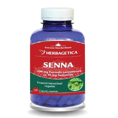 Senna, 120 capsule, Herbagetica