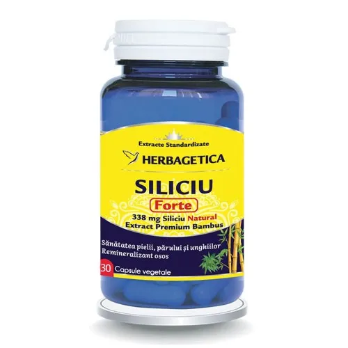 Siliciu Forte, 30 capsule, Herbagetica