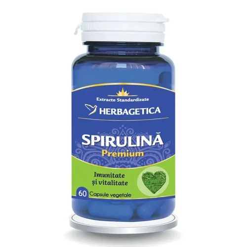 Spirulina, 60 capsule, Herbagetica