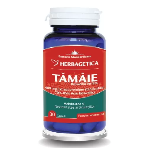 Tamaie Boswllia Serrata, 30 capsule, Herbagetica