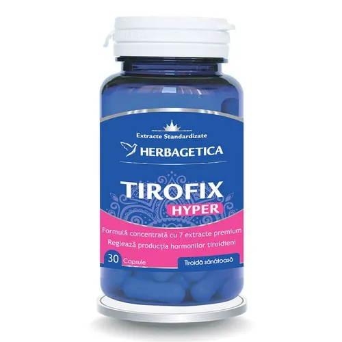 Tirofix Hyper, 30 capsule, Herbagetica