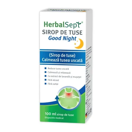 HerbalSept GOOD NIGHT sirop, 100 ml, Theiss Naturwaren