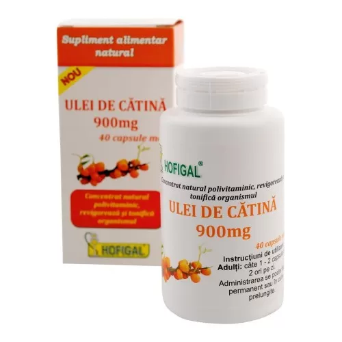 Ulei de catina, 40 capsule, Hofigal