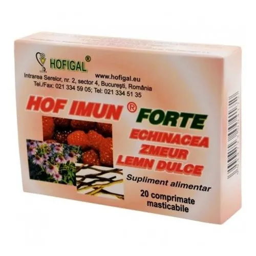 Hofimun Forte, 20 comprimate, Hofigal