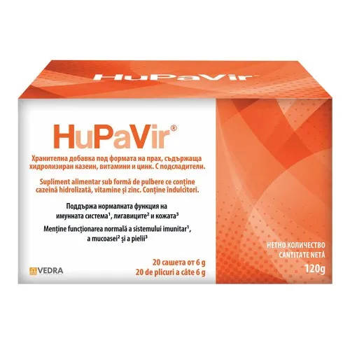HuPaVir, 20 plicuri, Vedra