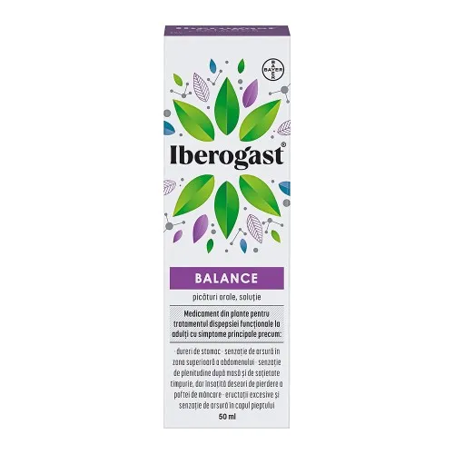 Iberogast Balance, picaturi orale - solutie, 50ml, Bayer