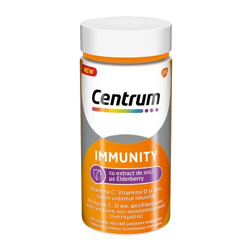 Immunity cu extract de soc, 60 capsule, Centrum