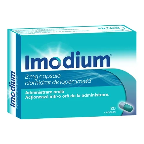 Imodium, 2 mg, 20 capsule, Kenvue