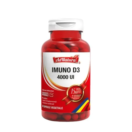 Imuno D3 4000UI, 30 capsule, AdNatura