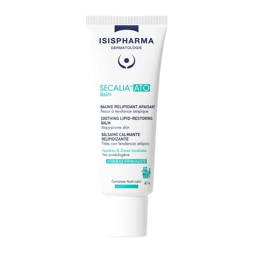 Balsam fluid calmant, relipidant cu absorbtie rapida pentru piele atopica Secalia ATO Balm, 40 ml, IsisPharma
