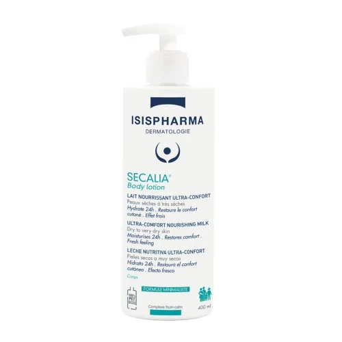 Lapte de corp pentru pielea uscata si foarte uscata Secalia Body Lotion, 400 ml, IsisPharma